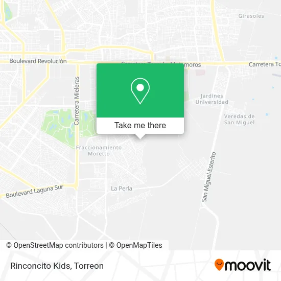 Rinconcito Kids map