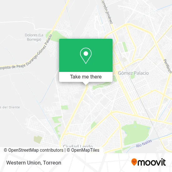 Western Union map