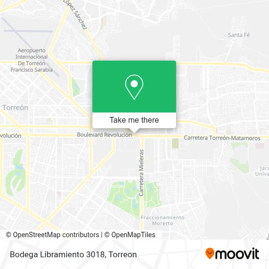 Bodega Libramiento 3018 map