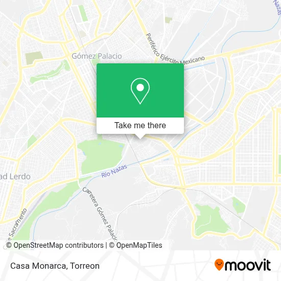 Casa Monarca map