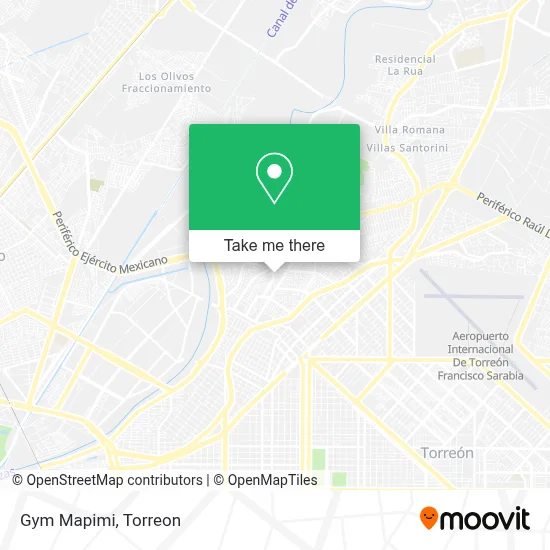 Gym Mapimi map