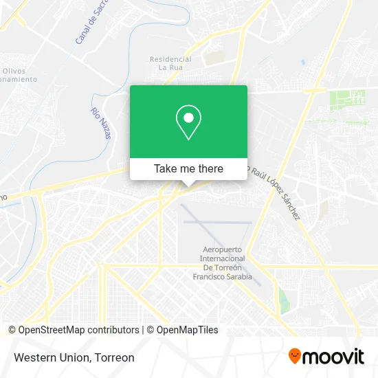 Western Union map
