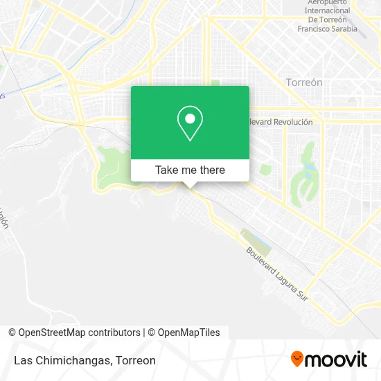 Las Chimichangas map