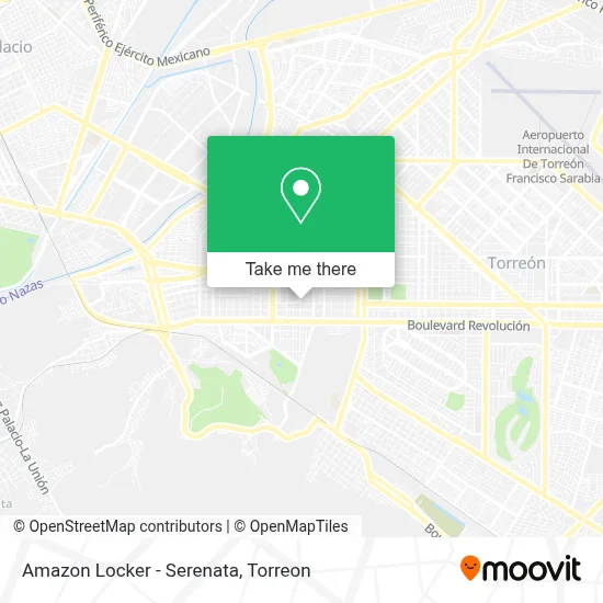 Amazon Locker - Serenata map