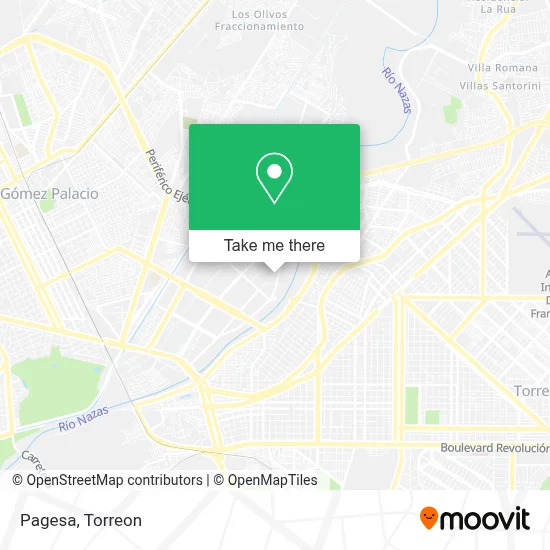 Pagesa map