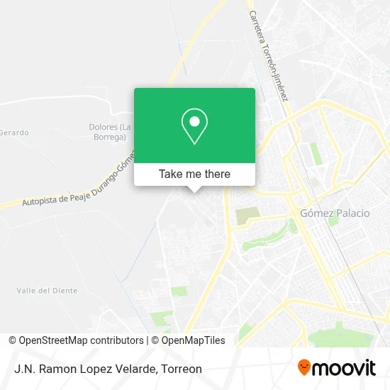 J.N. Ramon Lopez Velarde map