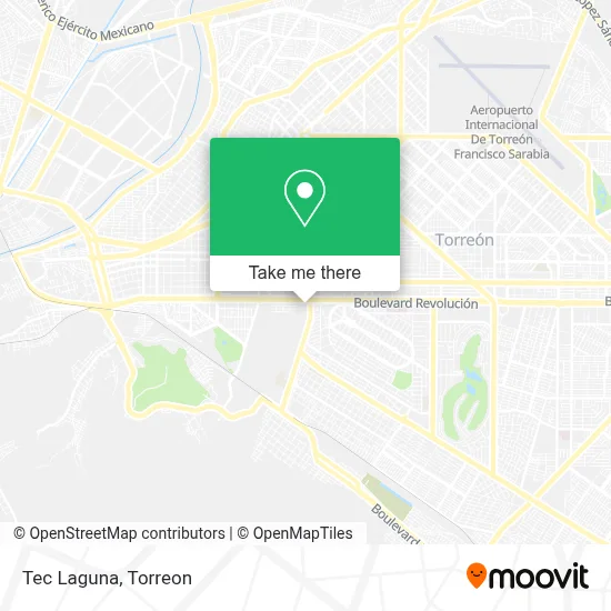 Tec Laguna map