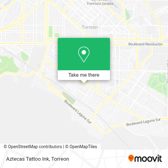 Aztecas Tattoo Ink map