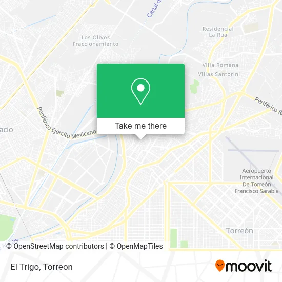 El Trigo map