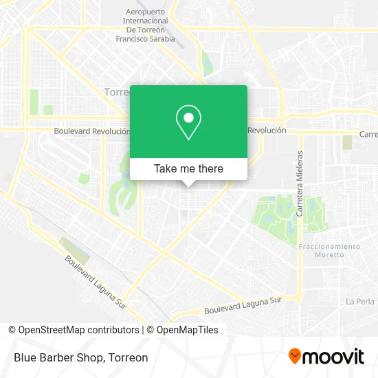 Blue Barber Shop map