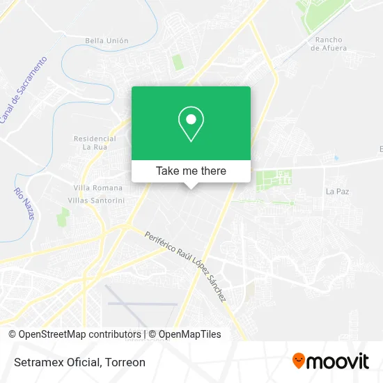 Setramex Oficial map