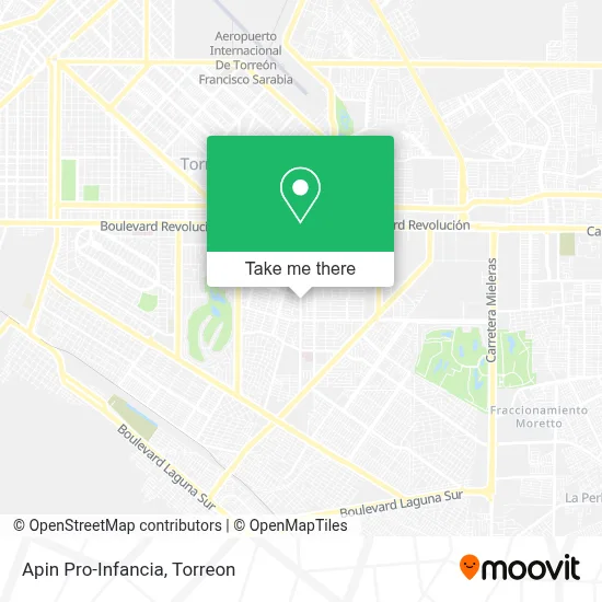 Apin Pro-Infancia map