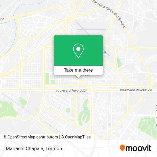 Mariachi Chapala map