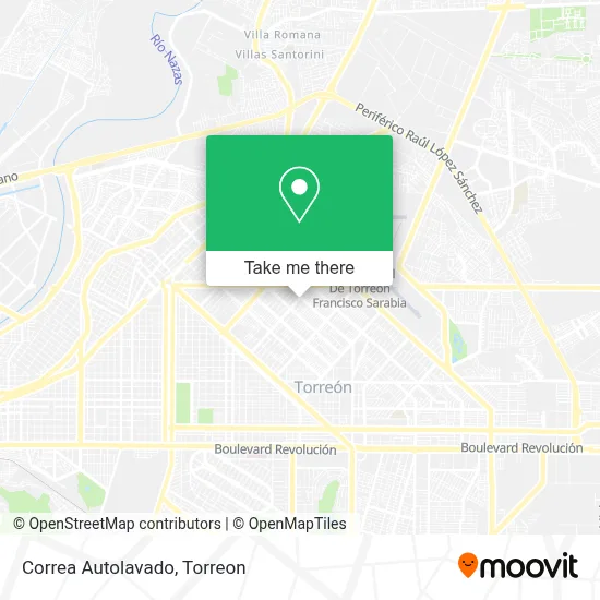Correa Autolavado map