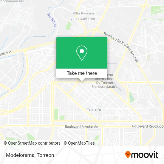 Modelorama map