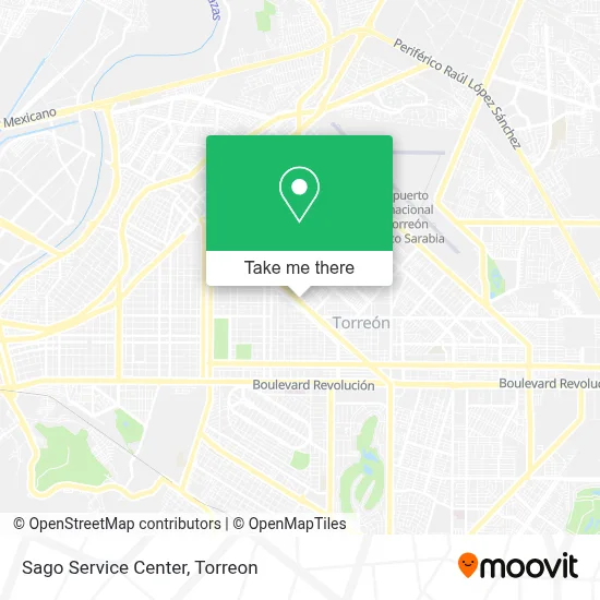 Sago Service Center map