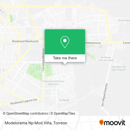 Modelorama Np-Mod Viña map