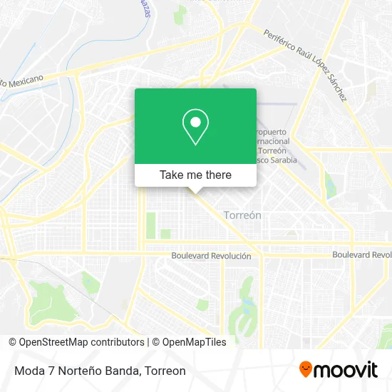 Moda 7 Norteño Banda map