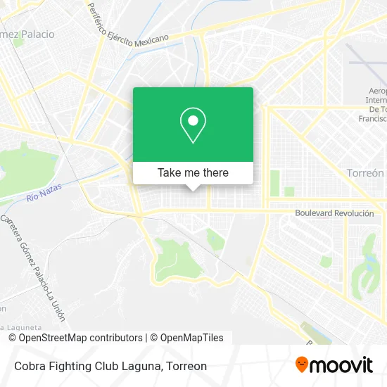 Cobra Fighting Club Laguna map
