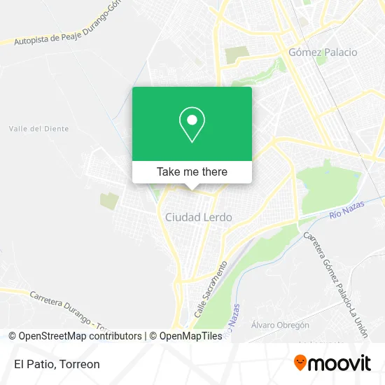 El Patio map