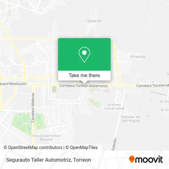 Segurauto Taller Automotriz map
