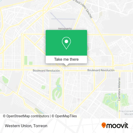Western Union map