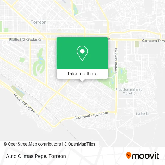 Auto Climas Pepe map