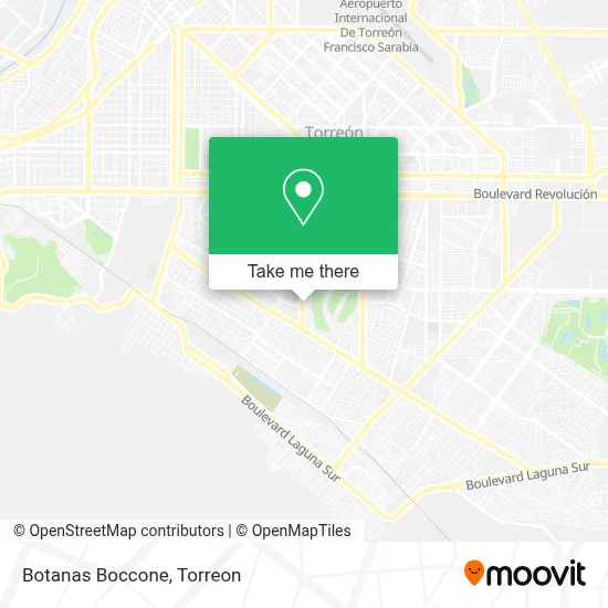 Botanas Boccone map