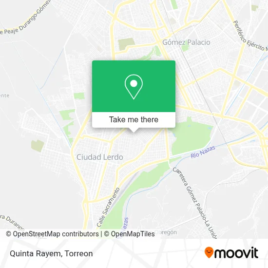 Quinta Rayem map
