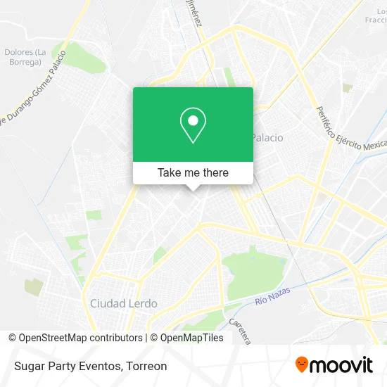 Sugar Party Eventos map