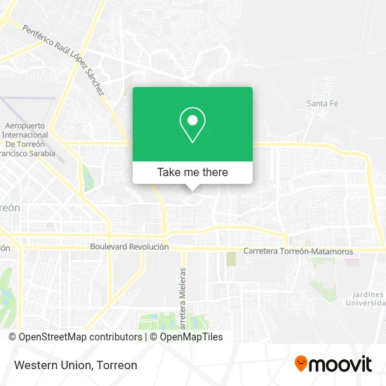 Western Union map