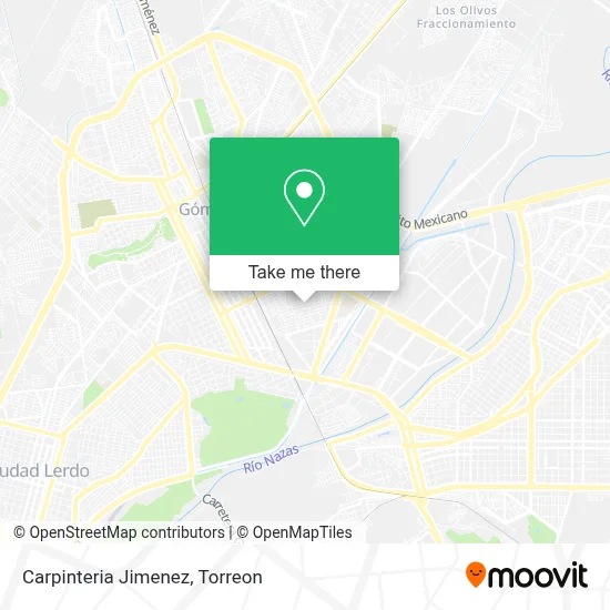 Carpinteria Jimenez map