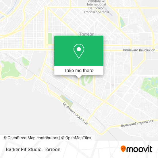 Barker Fit Studio map