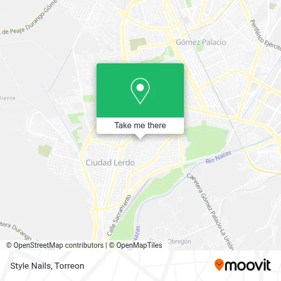Style Nails map