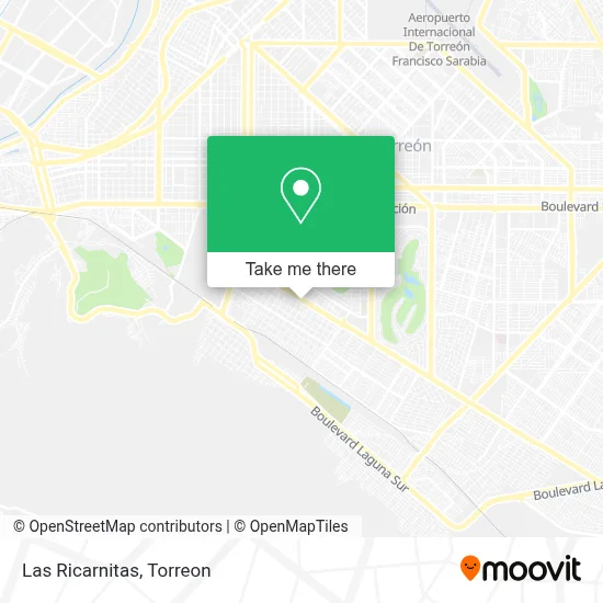 Las Ricarnitas map
