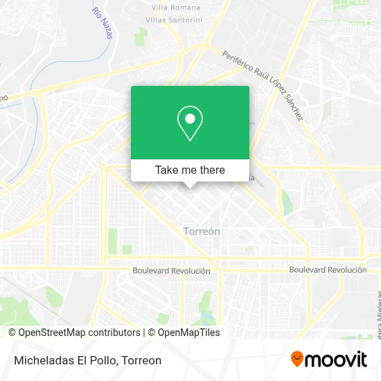 Micheladas El Pollo map