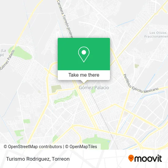 Turismo Rodriguez map