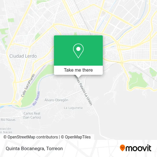 Quinta Bocanegra map