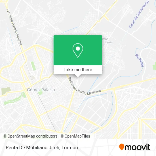 Renta De Mobiliario Jireh map