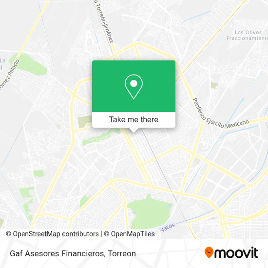 Gaf Asesores Financieros map