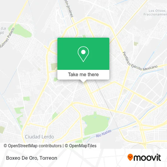 Boxeo De Oro map