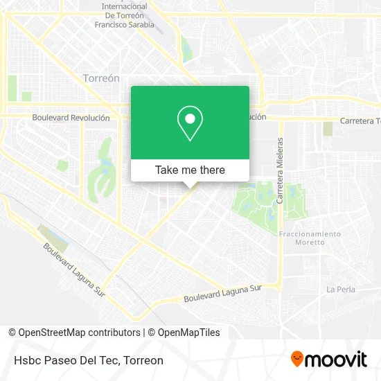Hsbc Paseo Del Tec map