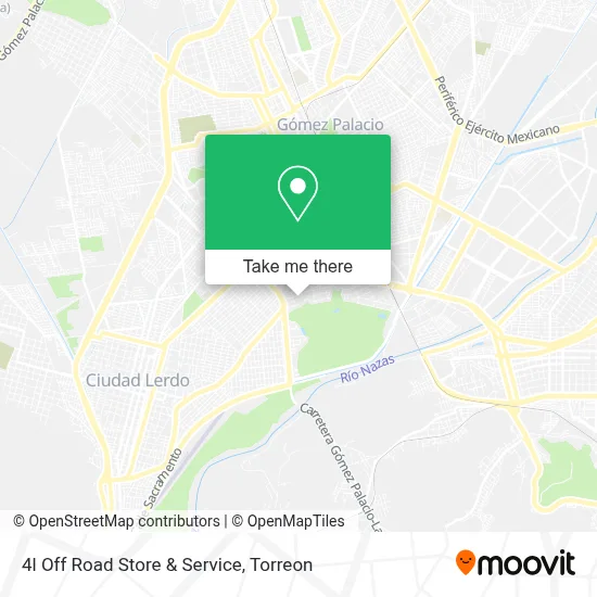 4l Off Road Store & Service map