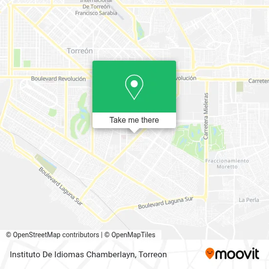 Instituto De Idiomas Chamberlayn map
