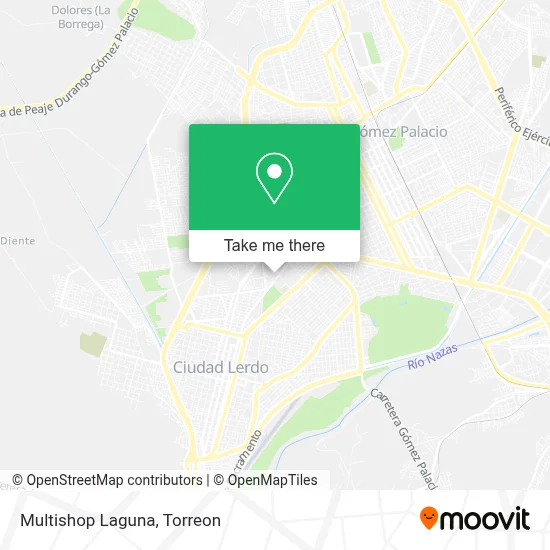Multishop Laguna map