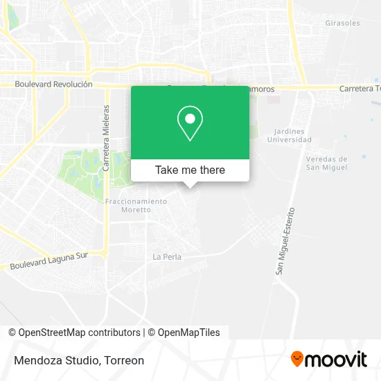 Mendoza Studio map