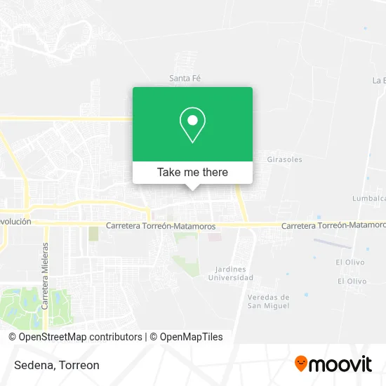 Sedena map