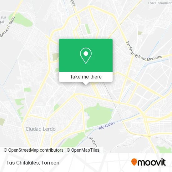Tus Chilakiles map