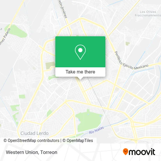 Western Union map