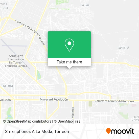 Smartphones A La Moda map